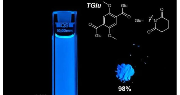Breakthrough Blue Fluorophore Sets New Efficiency Records in Tech and Medicine
