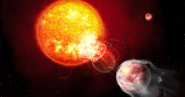 Exoplanet HIP 67522 b Triggers Destructive Flares from Host Star