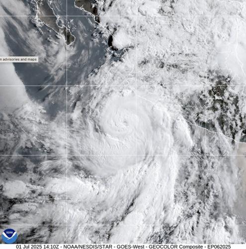 Hurricane Flossie Intensifies to Category 3 Off Mexico’s Coast