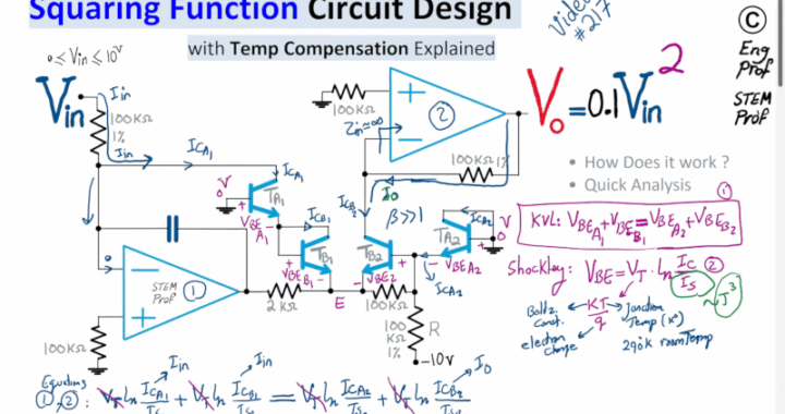 Innovative Circuit Design: Squaring Voltage with Precision