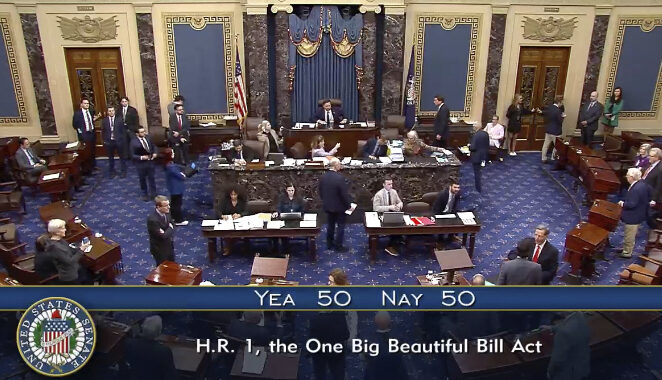 Senate Passes Controversial Bill with Vice President’s Tie-Breaking Vote